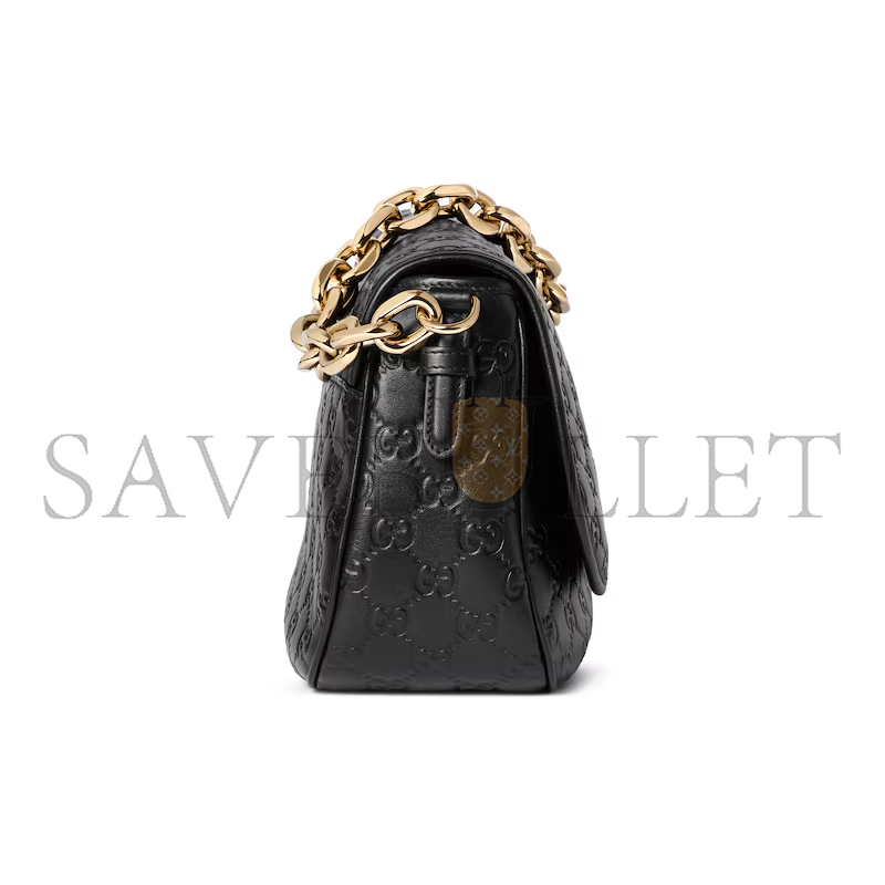 GUCCI GG EMBLEM MEDIUM SHOULDER BAG 848882 (28*17*9cm) GUCCI GG EMBLEM MEDIUM SHOULDER BAG 848882 (28*17*9cm)